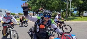 Ciclistas de la ruta Chichimeca en Culiacán