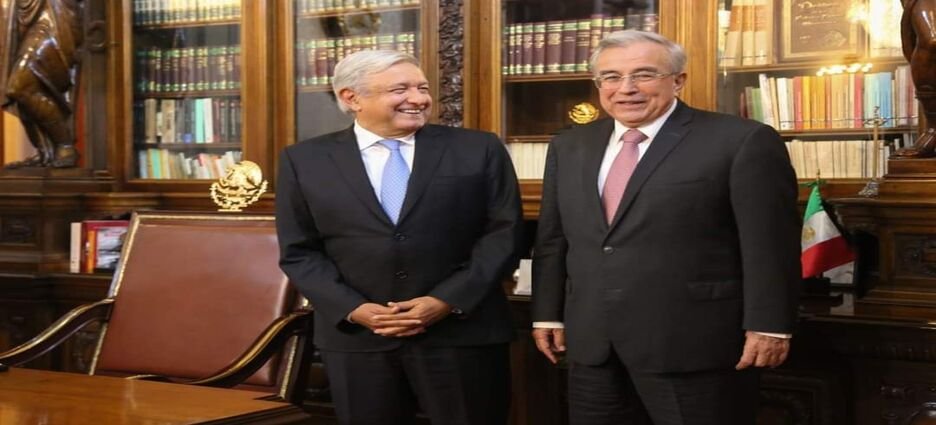 Estuvo presente Rubén Rocha en reunión con AMLO en CDMX