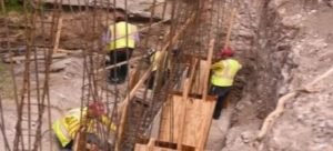 Muro de contención para evitar deslaves