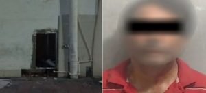 Ladrón entra a local por un hoyo en la pared