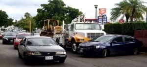 Carambola en la Calzada Heroico Colegio Militar