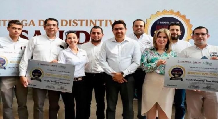 Restaurantes de la ciudad reciben Distintivo Salud Oro