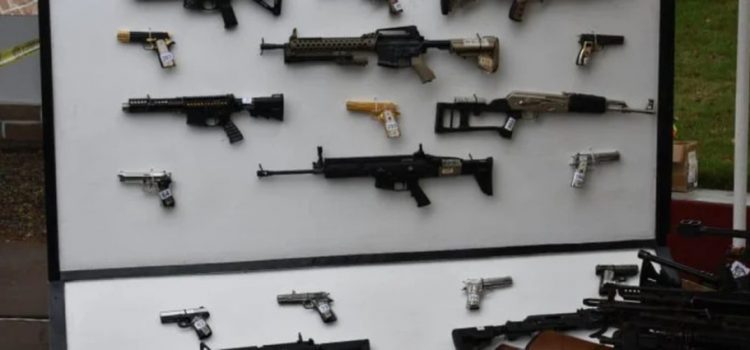 Sedena destruye 847 armas cortas y largas de grupos delictivos