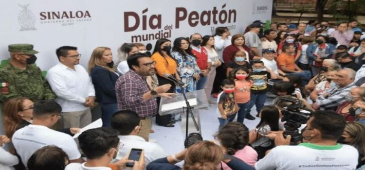 Gobierno de Culiacán refrenda su compromiso con los peatones