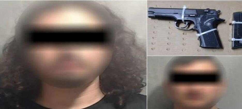 Se paran a hacer el baño y los detienen por portación de armas