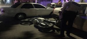 Accidente vial en la colonia Tierra Blanca