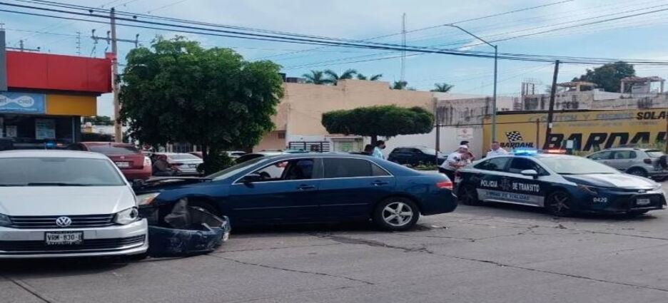 Accidente en la zona centro de la ciudad