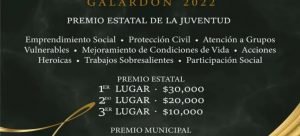 Premiarán a jóvenes con sentido cívico-social en favor del estado