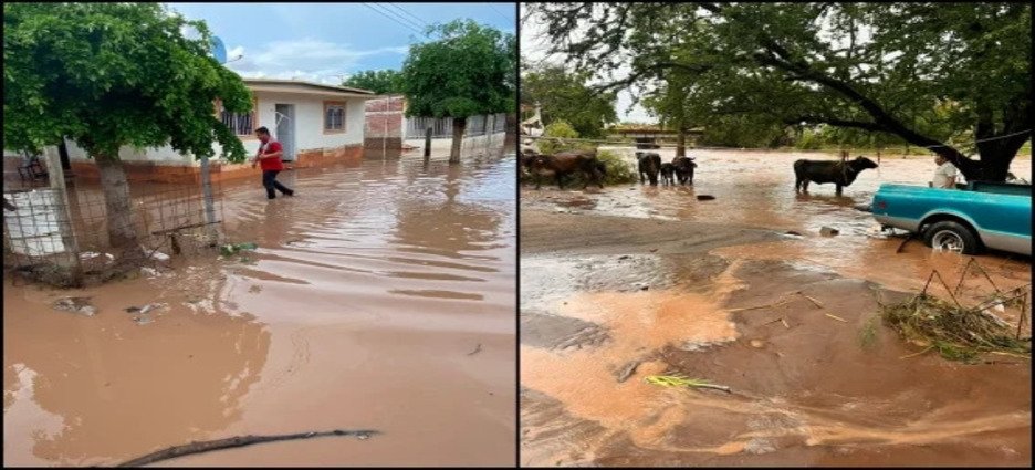 Afectaciones y evacuaciones por lluvias en el estado