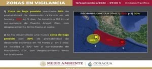 Sinaloa está al pendiente de 2 fenómenos meteorológicos