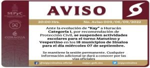 Hoy tampoco habrá clases en todos los niveles educativos