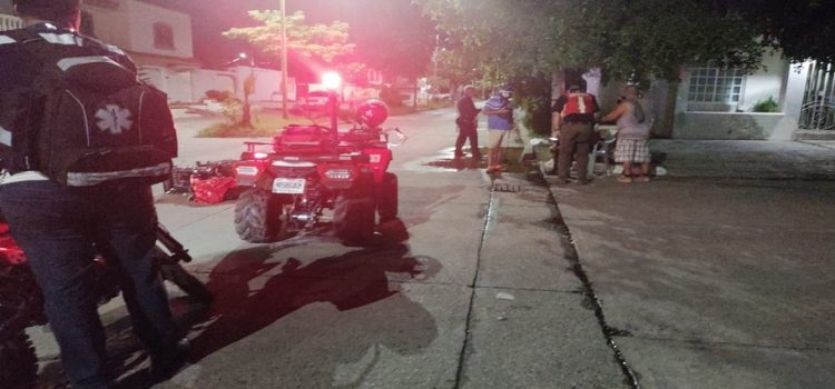 Una policía protagoniza accidente vial en la colonia Miguel Hidalgo