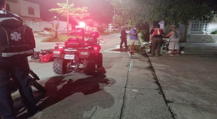 Una policía protagoniza accidente vial en la colonia Miguel Hidalgo