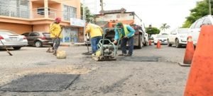 Sigue en proceso el programa de bacheo en la ciudad