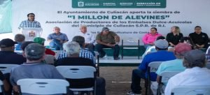 El Ayuntamiento de Culiacán realiza la siembra de un millón de alevines