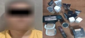 Detienen a un hombre por robar cosméticos