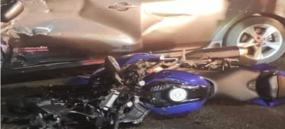 Motociclista termina lesionado en accidente al poniente de Culiacán