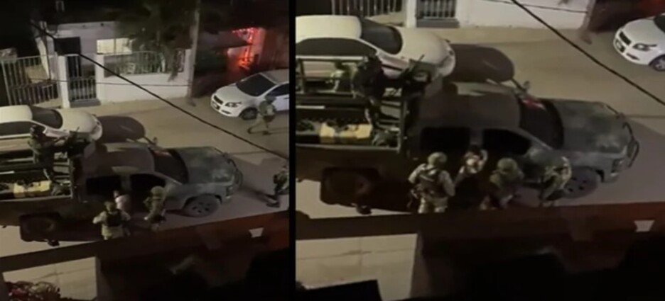 Presuntos elementos de Sedena golpean a detenido