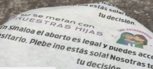 Hasta en las tortillas promueven el aborto legal