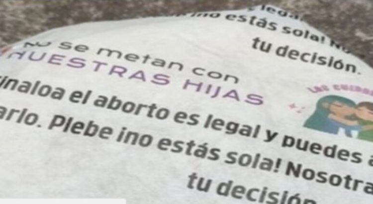 Hasta en las tortillas promueven el aborto legal