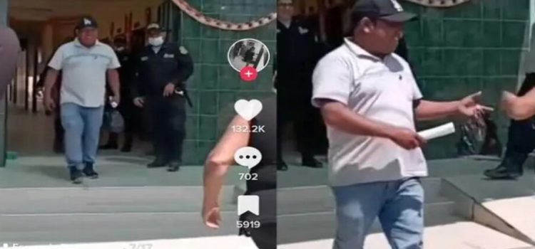 A cintarazos lo recibió su madre cuando salió del bote