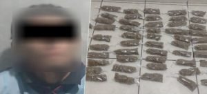 Detienen a Manuel "N" por posesión de sustancias ilícitas