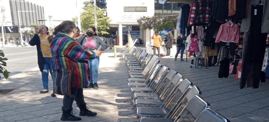 Plazuela Álvaro Obregón, en el centro de Culiacán,