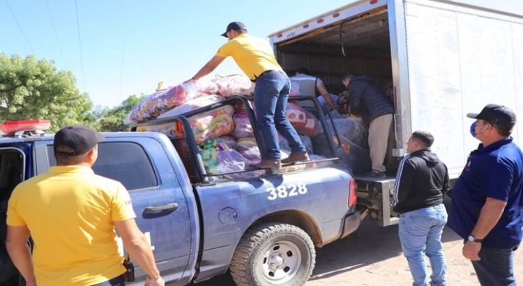 Entregan apoyos invernales en diferentes municipios del estado