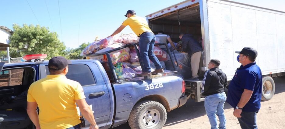 Entregan apoyos invernales en diferentes municipios del estado