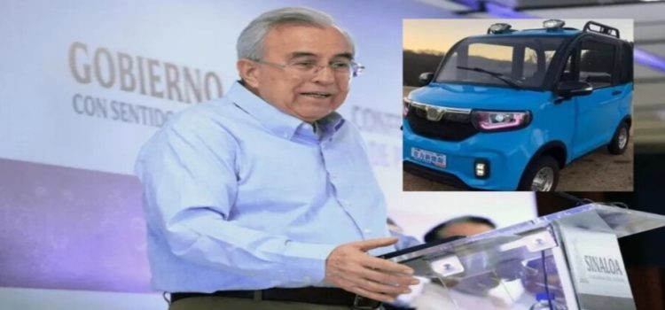 Rubén Rocha dice que podría comercializarse en Sinaloa el carro eléctrico Chang Li S1 Pro