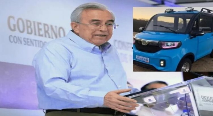 Rubén Rocha dice que podría comercializarse en Sinaloa el carro eléctrico Chang Li S1 Pro