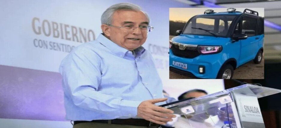 Rubén Rocha dice que podría comercializarse en Sinaloa el carro eléctrico Chang Li S1 Pro