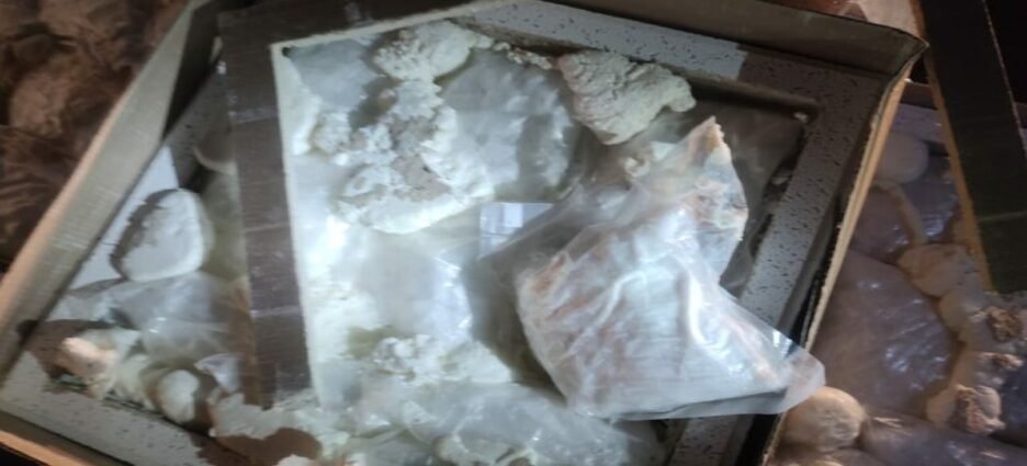 La GN aseguró 171 paquetes de droga sintética en Culiacán