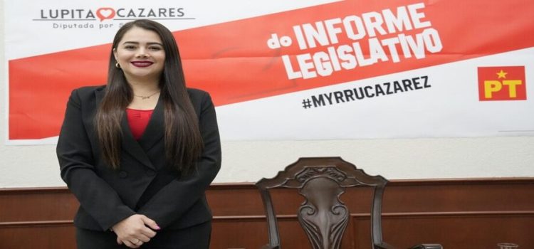 El PT anuncia a la diputada local, Lupita Cázares para ser candidata por la alcaldía de Culiacán