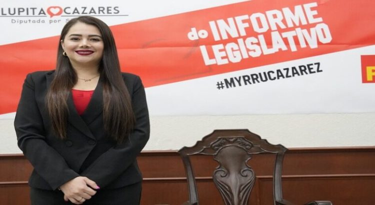 El PT anuncia a la diputada local, Lupita Cázares para ser candidata por la alcaldía de Culiacán