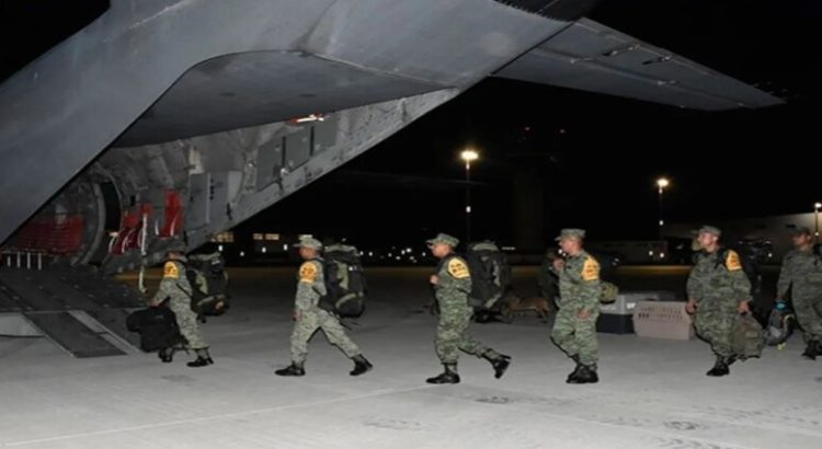 Llegaron Culiacán 800 elementos del Ejército Mexicano para reforzar la seguridad