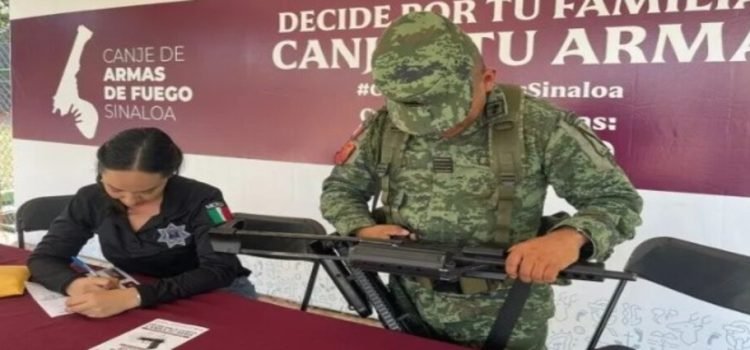 Finaliza canje de armas con 866 armas y explosivos entregados voluntariamente