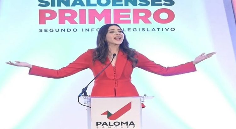 La diputada Federal del PRI, Paloma Sánchez Ramos presentó segundo informe de labores legislativas