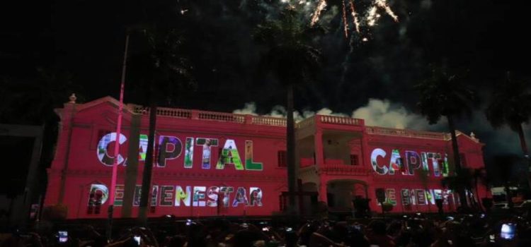 Culiacán gastó 2 mdp en videomaping en festejos de aniversario