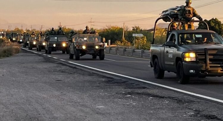 Arribaron a Culiacán 600 elementos del Ejército para inhibir actividades delictivas