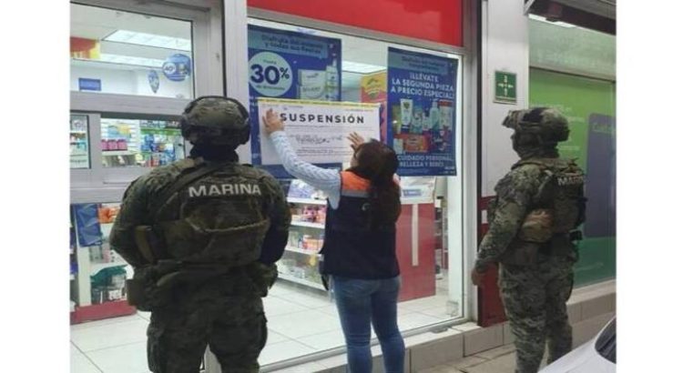 Suspendieron en Culiacán 14 farmacias y comercializadoras