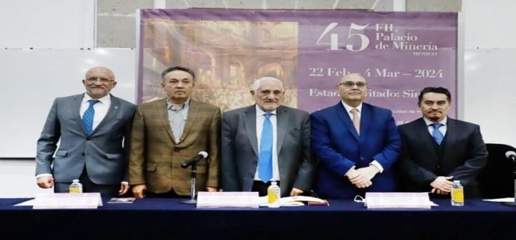 Sinaloa, invitado de la Feria Internacional del Libro del Palacio de Minería 2024