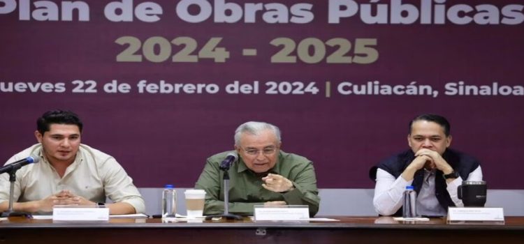 Gobierno de Sinaloa invertirá 4 mil 780 mdp en obras para los 20 municipios del estado