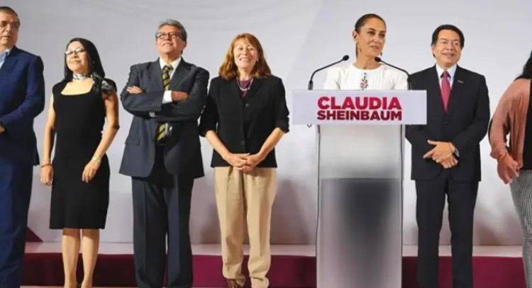 Suma Claudia Sheinbaum a Ebrard a su equipo de campaña