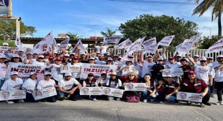 En Sinaloa, morenistas realizaron una activación simultánea en apoyo a Sheinbaum