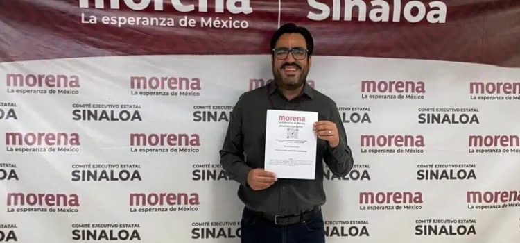 Gámez Mendívil se registró como aspirante único a la alcaldía por Morena
