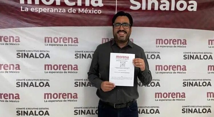 Gámez Mendívil se registró como aspirante único a la alcaldía por Morena