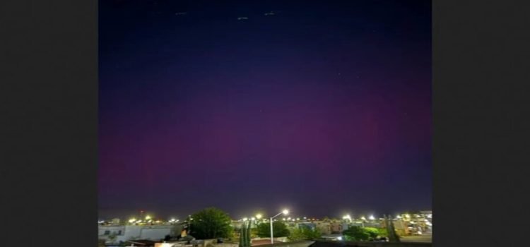 Avistan Aurora Boreal en el norte de Sinaloa