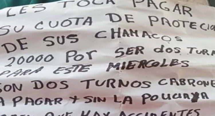 Ahora los delincuentes piden «cuota de protección» en escuelas