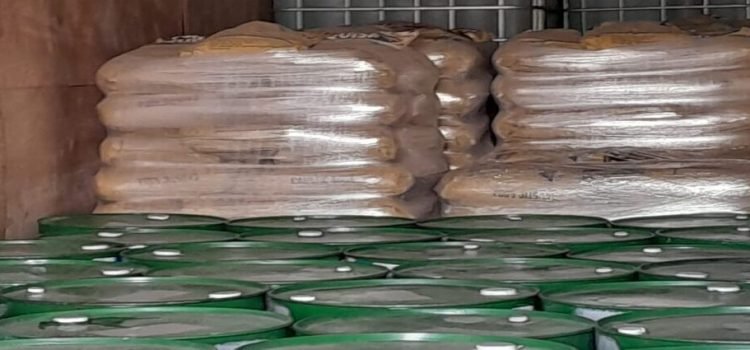 Aseguran en Sinaloa 10 toneladas de sosa cáustica y 6 kilos de fentanilo